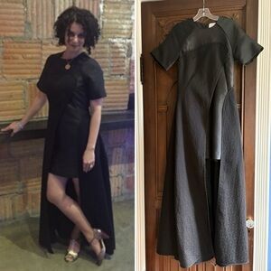 ASOS Black High Low Dress